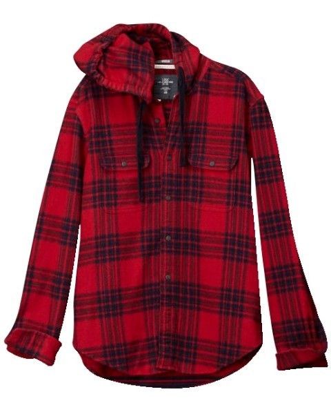 Clothing, Plaid, Product, Tartan, Collar, Pattern, Sleeve, Red, Textile, Dress shirt, 