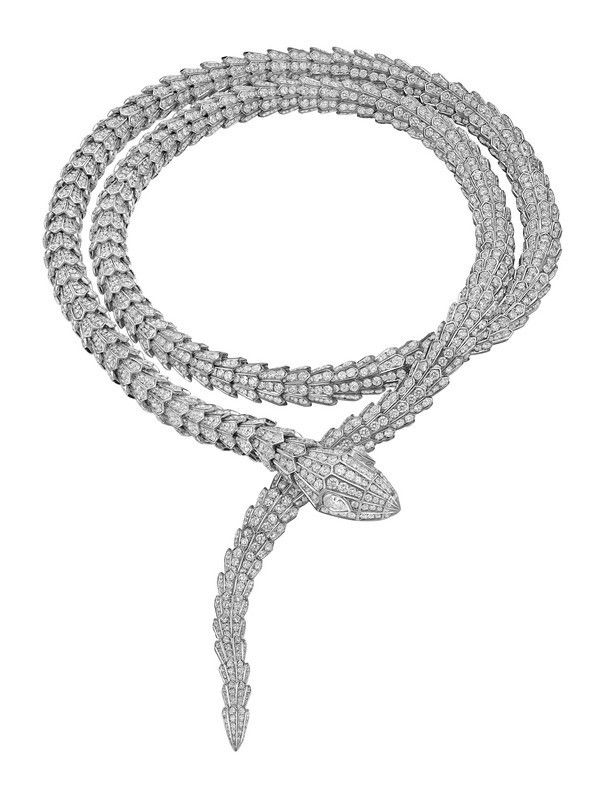 bulgari collana serpente girocollo