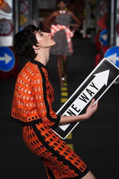 Street fashion, Fashion, Pattern, Traffic sign, Fashion design, Makeover, Pattern, Sign, 