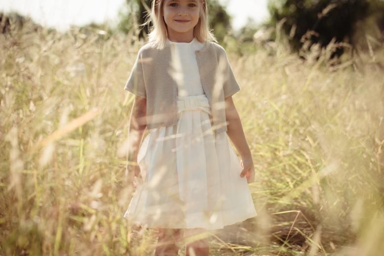 Dress, People in nature, Summer, Sunlight, Day dress, Grass family, Field, Baby & toddler clothing, Flowering plant, Agriculture, 