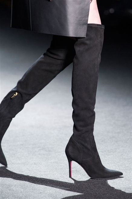 Textile, Style, Carmine, Fashion, Leather, High heels, Fashion design, Pocket, Boot, Foot, 