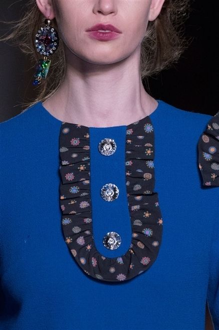 Hairstyle, Earrings, Style, Fashion accessory, Collar, Body jewelry, Fashion, Jewellery, Neck, Electric blue, 