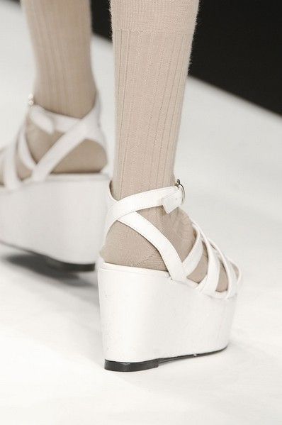 Footwear, Joint, White, Fashion accessory, Fashion, Beige, Sandal, Ivory, Natural material, Bridal shoe, 