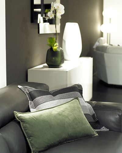 Room, Green, Interior design, Wall, Linens, Interior design, Pillow, Grey, Home, Teal, 