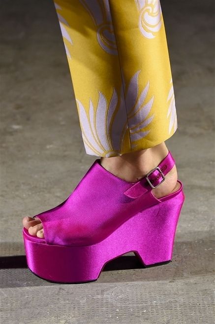 Footwear, Yellow, Shoe, Purple, Pink, High heels, Magenta, Lavender, Fashion, Beauty, 