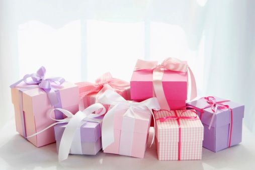Present, Gift wrapping, Packing materials, Ribbon, Box, Party favor, Wedding favors, Carton, Paper product, Packaging and labeling, 