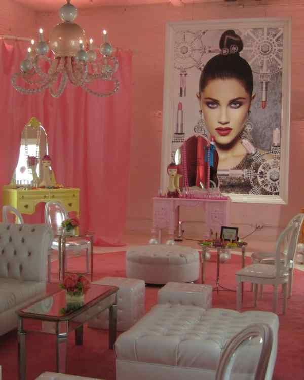 Room, Interior design, Furniture, Wall, Pink, Style, Interior design, Perfume, Eyelash, Home, 