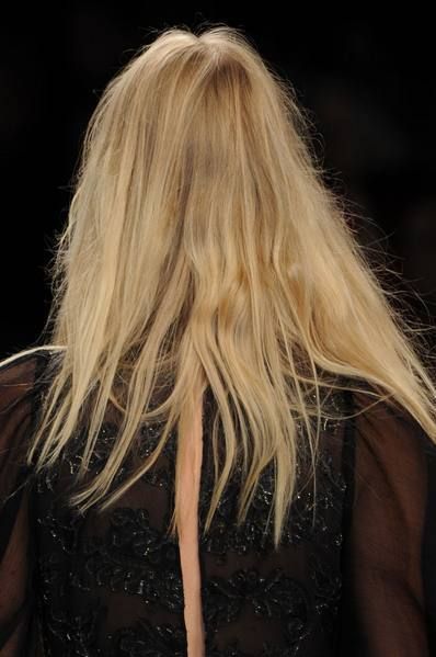 Clothing, Hairstyle, Style, Darkness, Back, Blond, Long hair, Fashion, Beauty, Brown hair, 