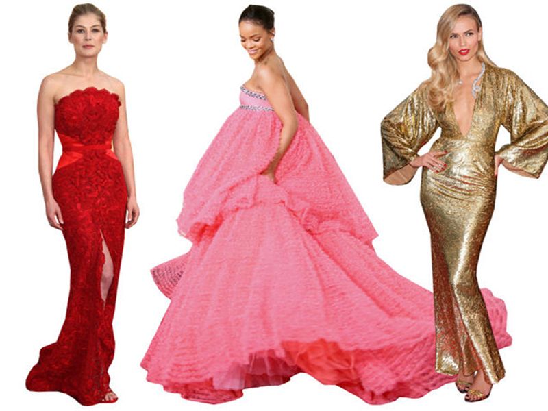 Clothing, Dress, Shoulder, Textile, Red, Formal wear, Pink, Magenta, Style, Waist, 
