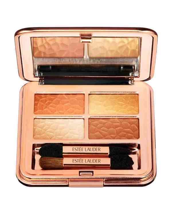 Brown, Eye shadow, Amber, Tan, Peach, Rectangle, Cosmetics, Beige, Bronze, Paint, 