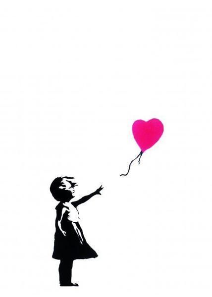 Magenta, Heart, Love, Coquelicot, Drawing, Balloon, Painting, Valentine's day, Artwork, 