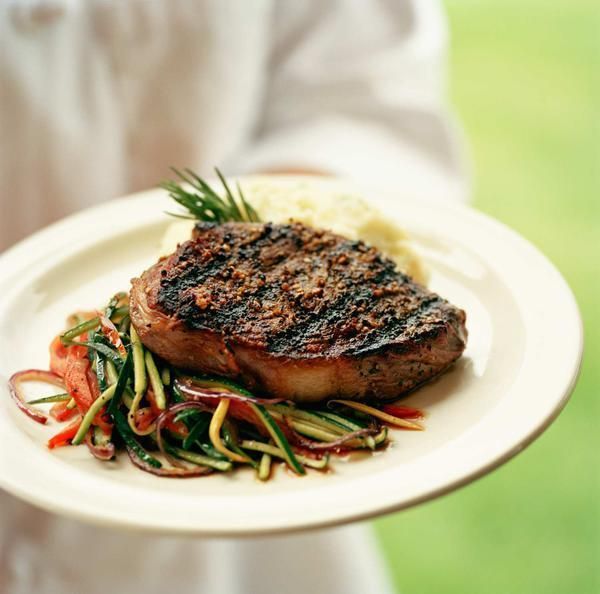 Food, Ingredient, Cuisine, Meat, Garnish, Beef, Dishware, Pork steak, Steak, Dish, 