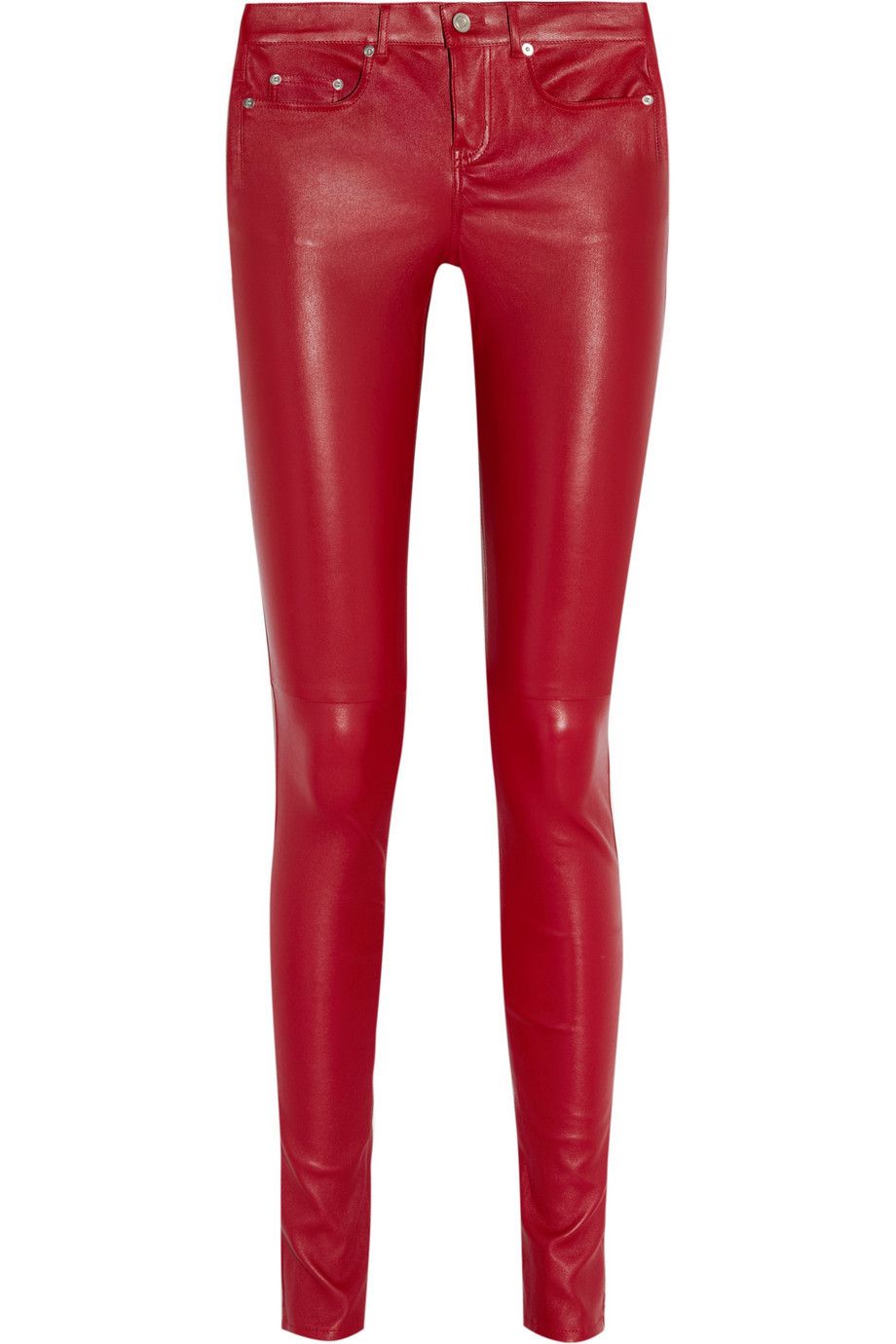Textile, Red, Pocket, Latex, Carmine, Denim, Thigh, Leather, Material property, Latex clothing, 