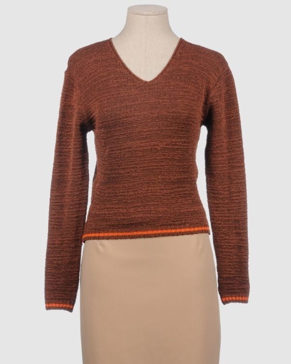 Product, Brown, Sleeve, Shoulder, Sweater, Textile, Standing, Joint, White, Wool, 