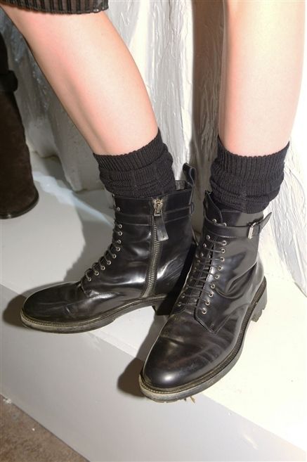 Footwear, Fashion, Black, Leather, Boot, Fashion design, Silver, Sock, Buckle, Ankle, 
