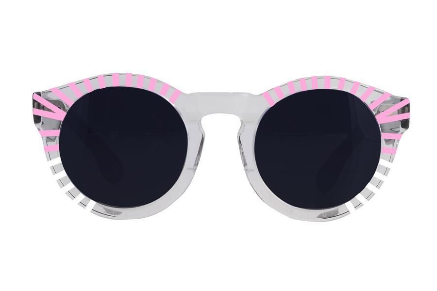 Eyewear, Pink, Purple, Magenta, Eye glass accessory, Space, Violet, Plastic, Circle, Sunglasses, 