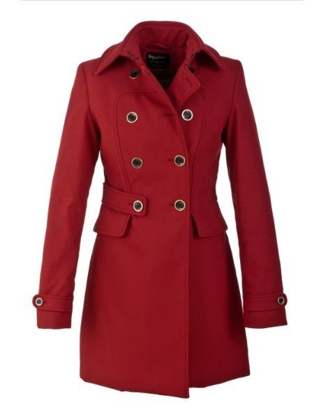 Clothing, Coat, Collar, Sleeve, Textile, Red, Outerwear, Style, Pattern, Uniform, 