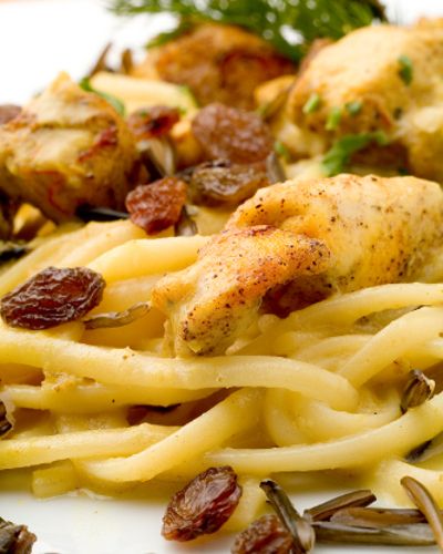 Pasta, Food, Cuisine, Dish, Al dente, Recipe, Ingredient, Meat, Carbonara, Staple food, 