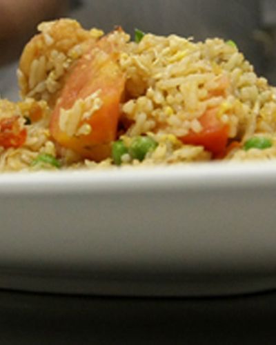 Food, Cuisine, Rice, Dish, Recipe, Fried rice, Dishware, Lunch, Spiced rice, Jasmine rice, 