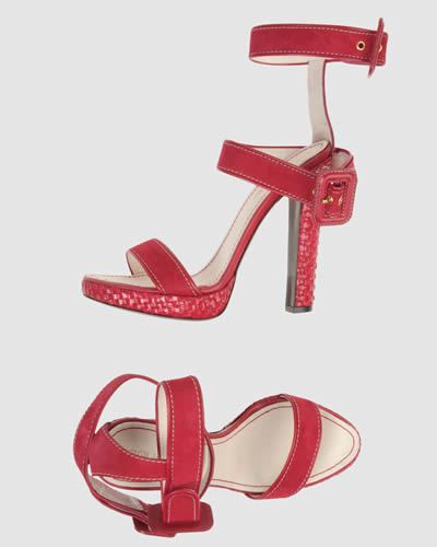 Red, Sandal, Carmine, Fashion, Maroon, High heels, Strap, Slingback, Synthetic rubber, Fashion design, 