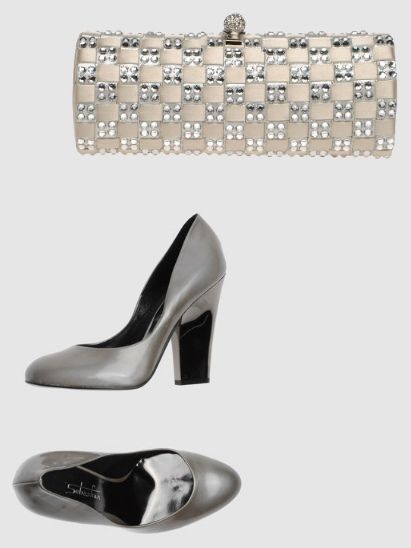 Footwear, Fashion, Pattern, Grey, Beige, High heels, Material property, Basic pump, Silver, Design, 