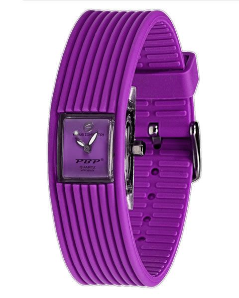 Purple, Violet, Magenta, Lavender, Pink, Steel, Watch accessory, Silver, Oval, 