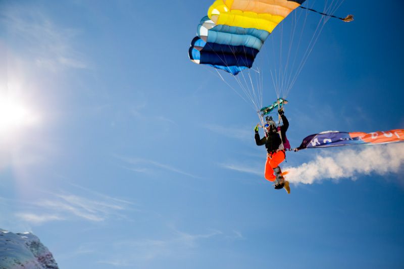 Sky, Daytime, Fun, Natural environment, Parachuting, Tourism, Windsports, Leisure, Paragliding, Air sports, 