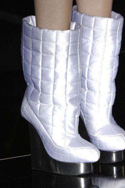 White, Boot, Black, Synthetic rubber, Silver, Plastic, 