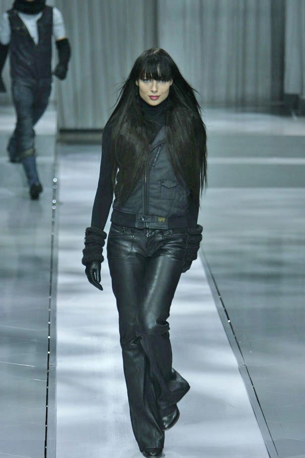 Leg, Denim, Textile, Standing, Style, Black hair, Jacket, Fashion model, Fashion, Leather, 
