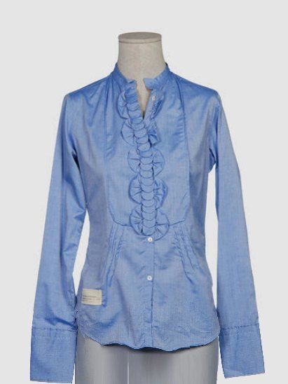 Clothing, Blue, Product, Collar, Sleeve, Textile, Outerwear, White, Electric blue, Denim, 