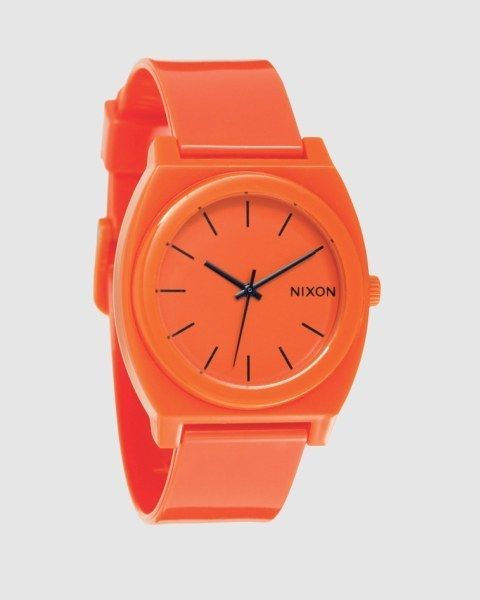 Product, Watch, Orange, Peach, Red, Analog watch, Pink, Glass, Amber, Font, 