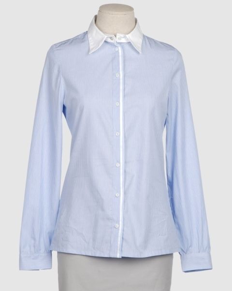 Clothing, Blue, Product, Collar, Dress shirt, Sleeve, Textile, Shirt, White, Pattern, 