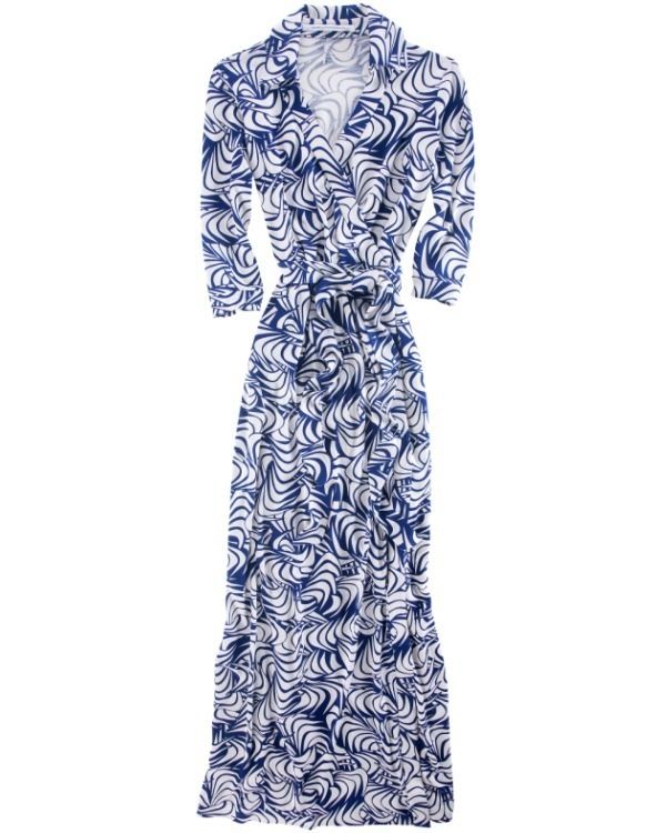 Sleeve, Textile, Pattern, Style, Dress, One-piece garment, Electric blue, Day dress, Cobalt blue, Aqua, 