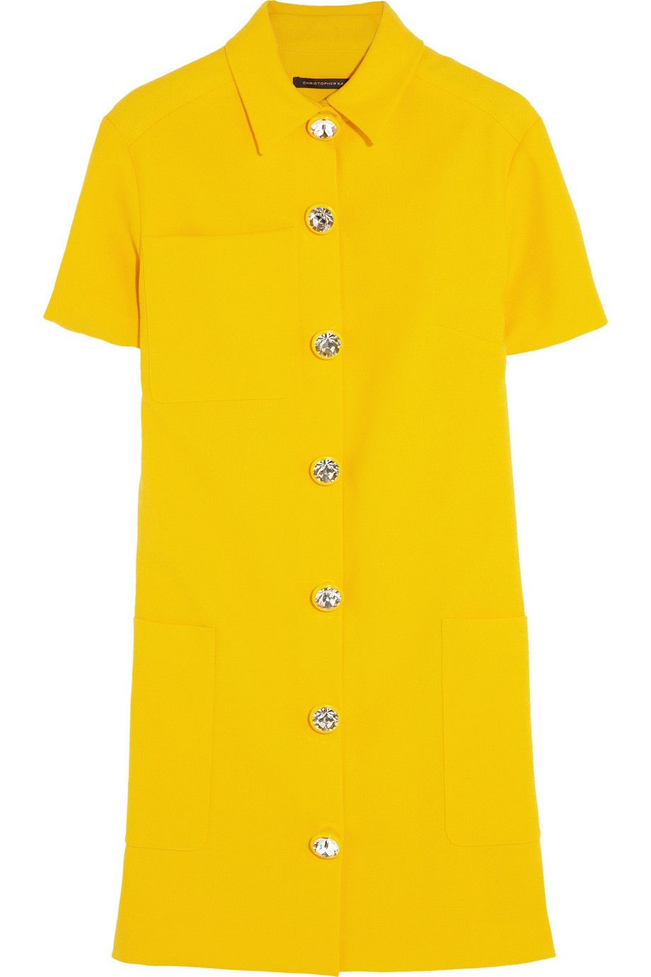 Product, Yellow, Collar, Sleeve, Textile, Orange, Pattern, Fashion, Electric blue, Uniform, 