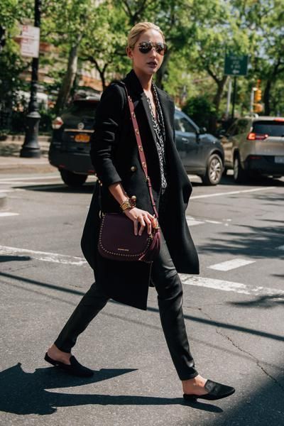 Clothing, Bag, Outerwear, Street, Style, Street fashion, Sunglasses, Asphalt, Luggage and bags, Maroon, 