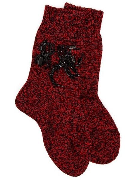 Red, Wool, Carmine, Costume accessory, Pattern, Sock, Maroon, Woolen, Coquelicot, Knitting, 