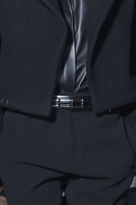 Sleeve, Collar, Leather, Zipper, Pocket, Button, 