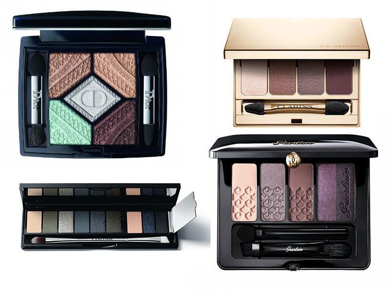 Brown, Purple, Rectangle, Tints and shades, Eye shadow, Square, Cosmetics, 