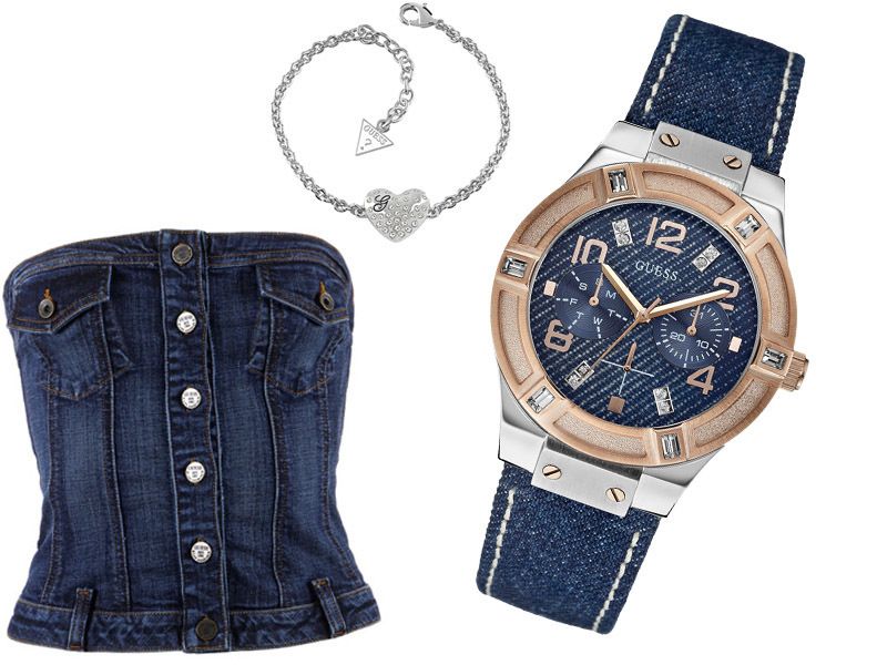Blue, Product, Brown, Analog watch, Watch, Denim, Textile, Photograph, White, Jeans, 