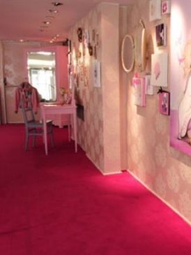 Floor, Interior design, Flooring, Property, Room, Red, Ceiling, Pink, Wall, Magenta, 