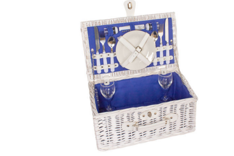 Electric blue, Basket, Circle, Storage basket, Symbol, Home accessories, 