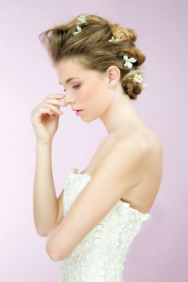 Clothing, Ear, Arm, Hairstyle, Forehead, Shoulder, Joint, Dress, Style, Hair accessory, 