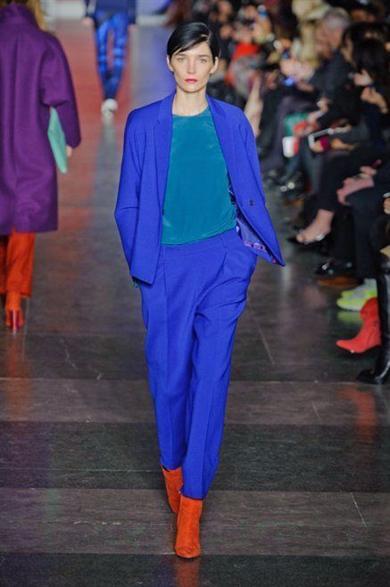 Blue, Fashion show, Joint, Outerwear, Runway, Style, Fashion model, Electric blue, Fashion, Public event, 