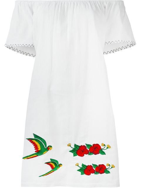 Product, Sleeve, White, Red, Leaf, Pattern, Carmine, Day dress, Fruit, Coquelicot, 