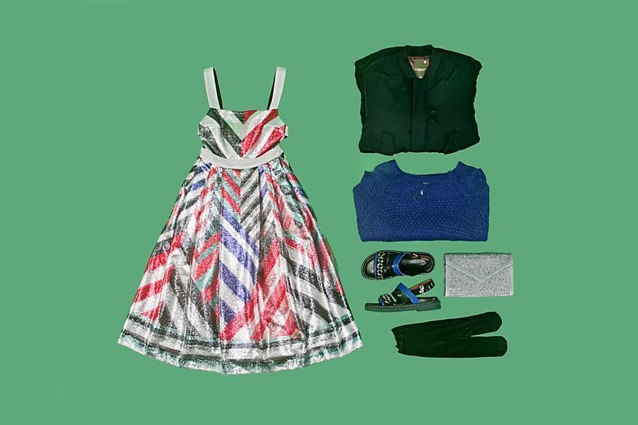 Product, Green, Style, Collar, Pattern, Dress, Fashion, Art, One-piece garment, Teal, 