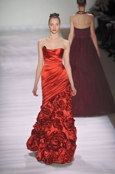 Clothing, Dress, Shoulder, Textile, Joint, Gown, Red, One-piece garment, Waist, Formal wear, 