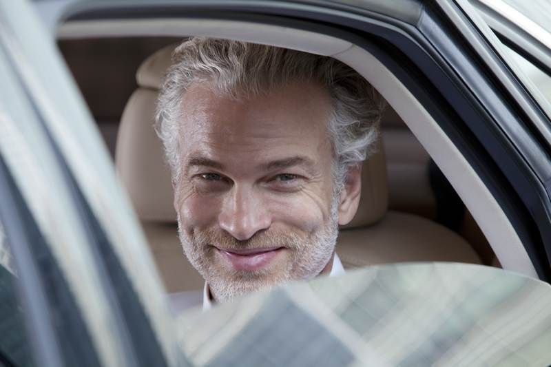 Mouth, Eye, Forehead, Eyebrow, Happy, Facial hair, Facial expression, Jaw, Tooth, Vehicle door, 