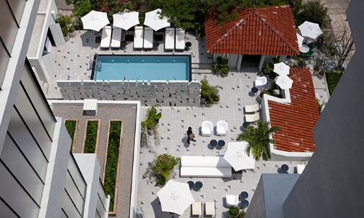 Property, Real estate, Roof, Urban design, Swimming pool, Courtyard, Yard, Villa, Resort, Estate, 