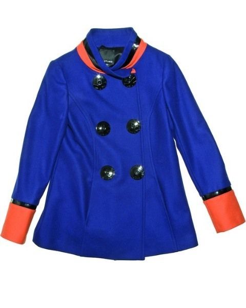 Clothing, Blue, Collar, Sleeve, Textile, Outerwear, Coat, Uniform, Electric blue, Cobalt blue, 