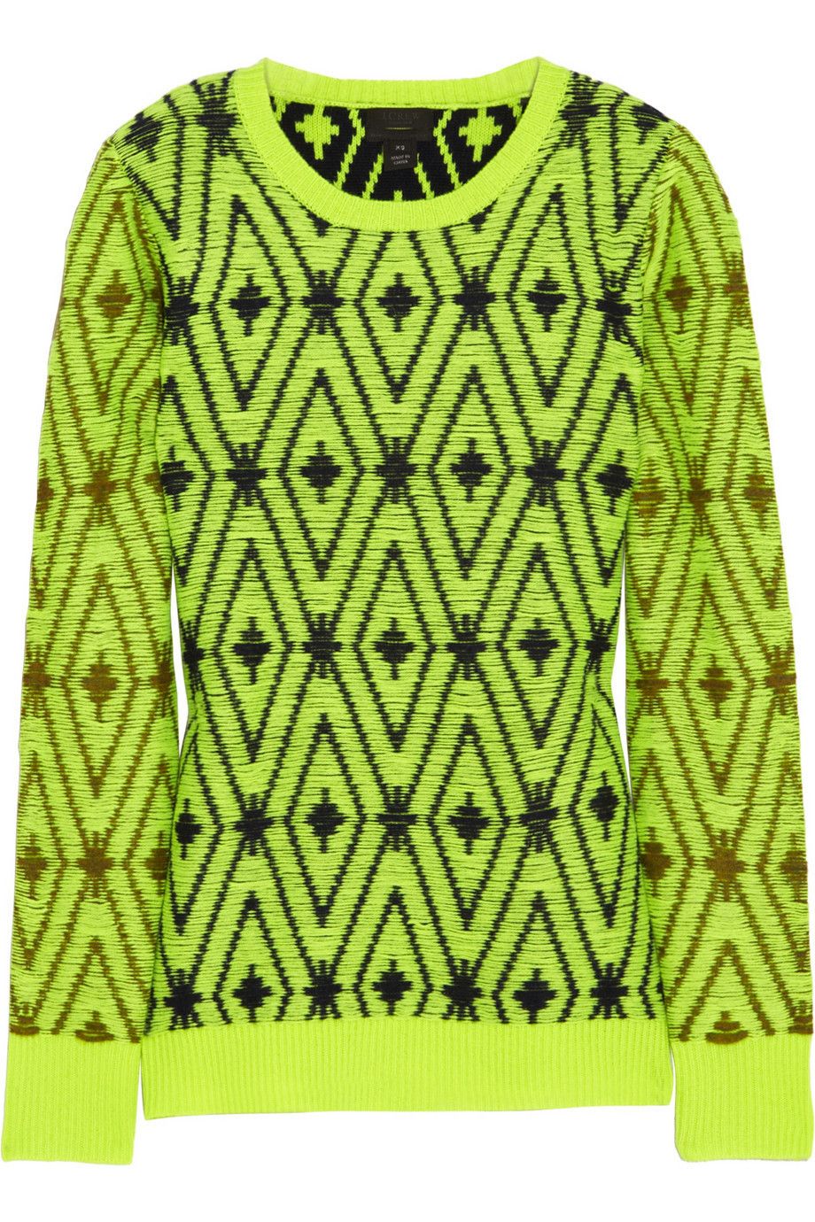 Green, Product, Yellow, Sleeve, Pattern, Textile, Sweater, Fashion, Aqua, Teal, 